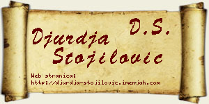 Đurđa Stojilović vizit kartica